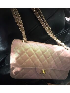 NEW bag Quilted Flap Bag in Pink